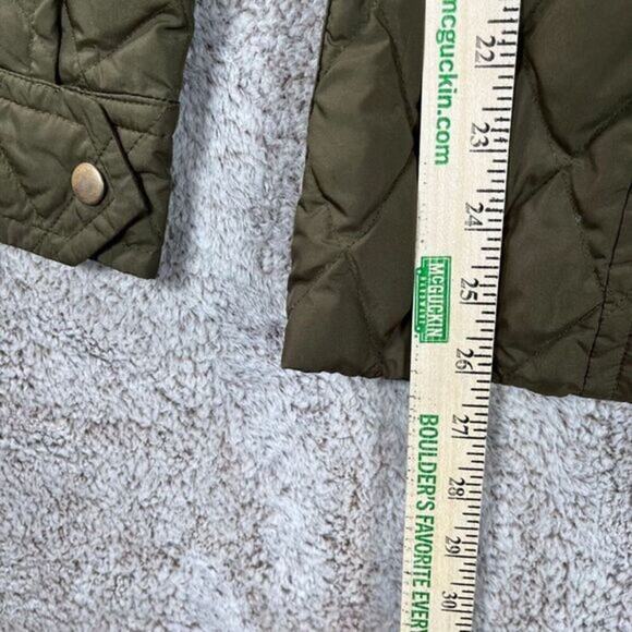 J.Crew Jacket Womens Small Green Excursion Quilted Down 48592 - Picture 7 of 10